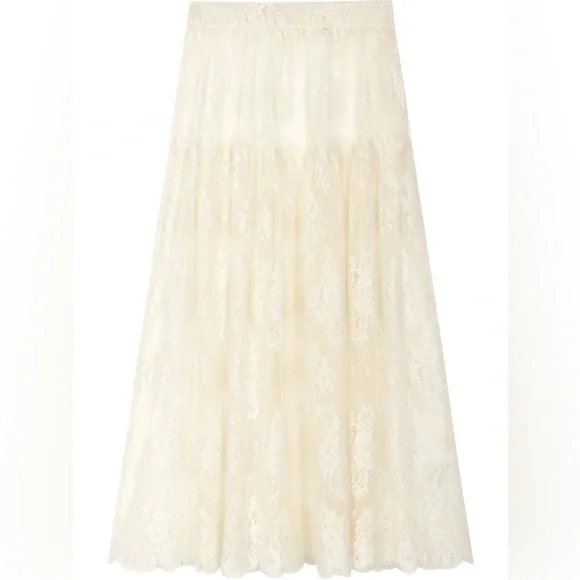 NWOT DÔEN Sebastiane Skirt in Sea Salt - Picture 6 of 12